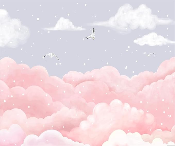 Baby girl wallpaper frieze
