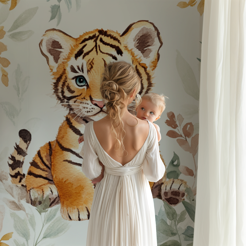 Papier peint tigre boheme bb123