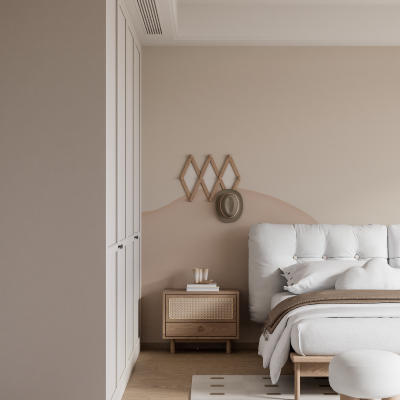 Papier peint traditionnel cocooning mural