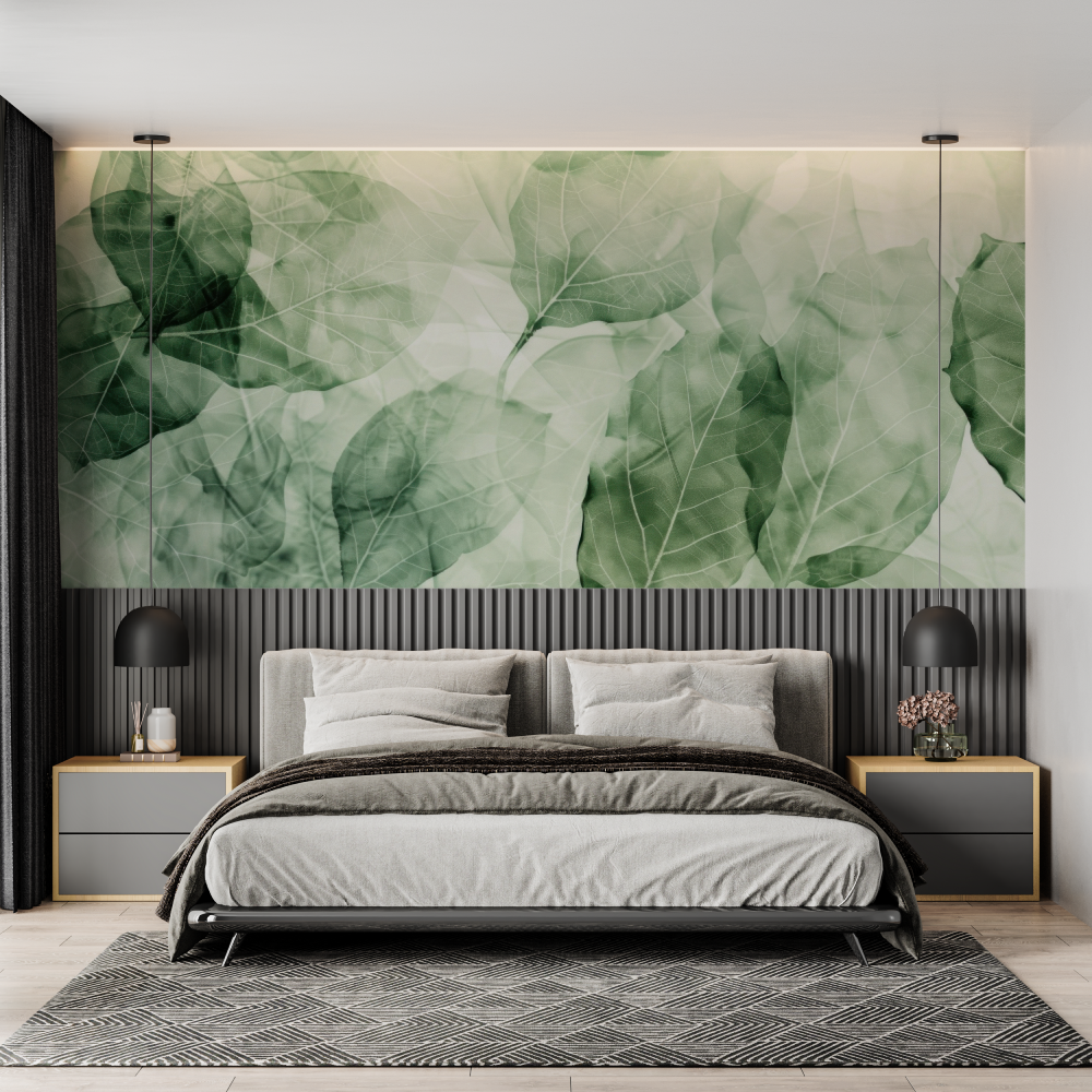 Papier Peint Ton Vert - tendance 2024