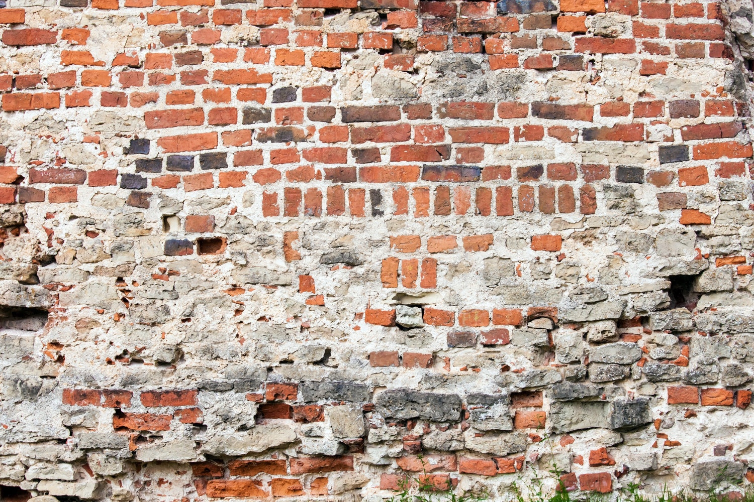 Alte Backsteinmauer-Tapete