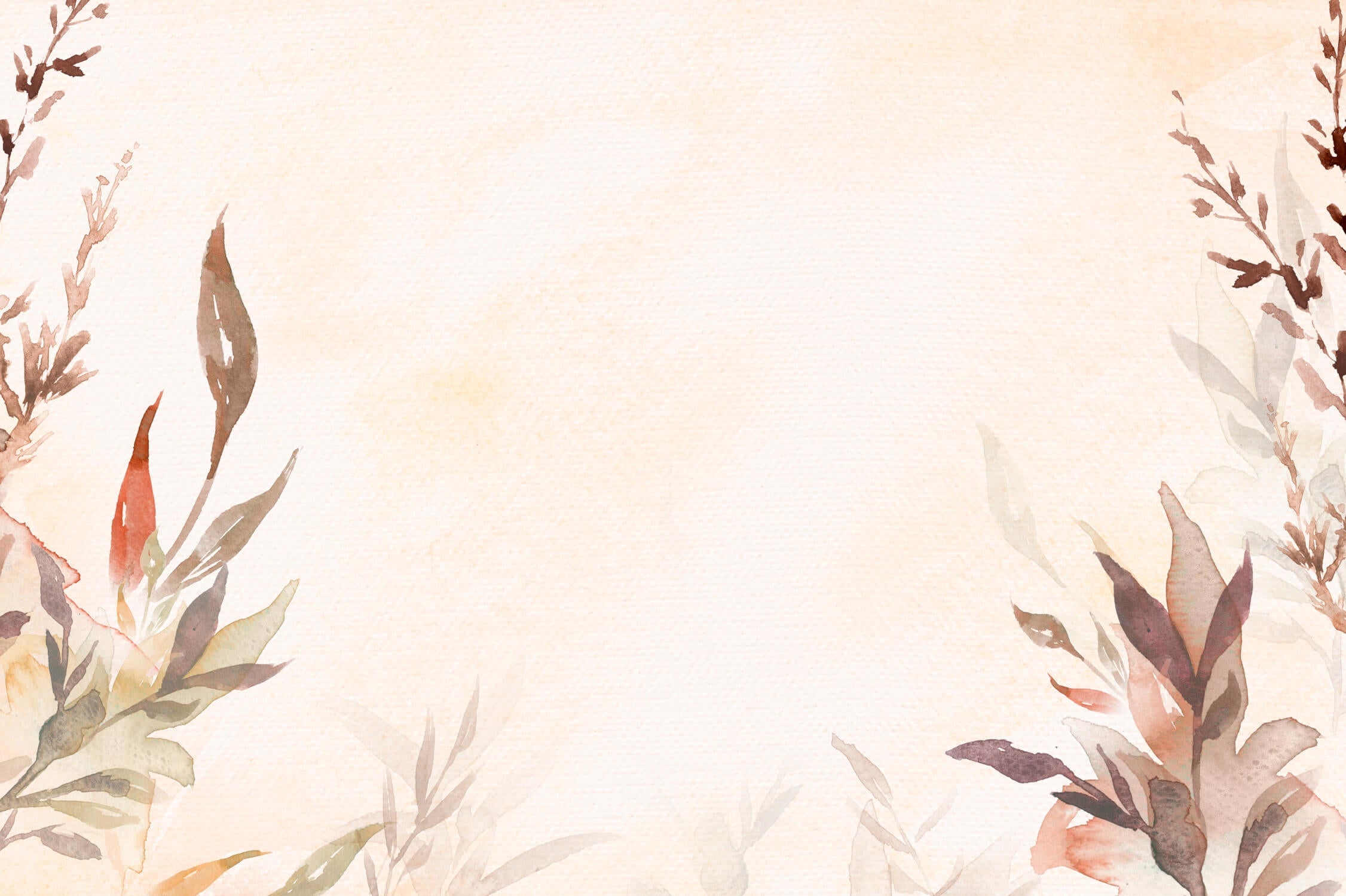 Papier Peint Aquarelle Dégradé Terracotta