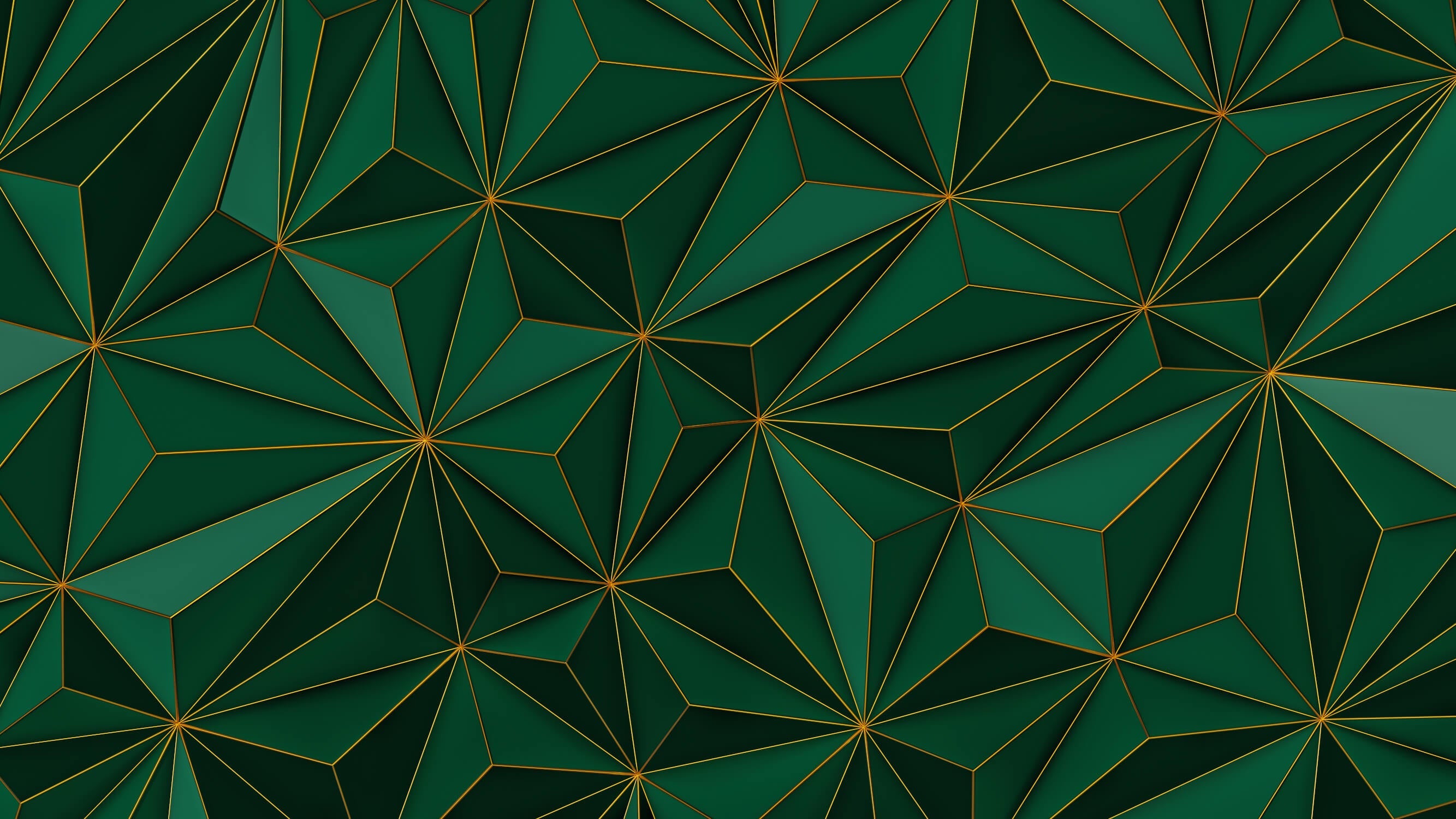 Papier Peint Vert Geometrique