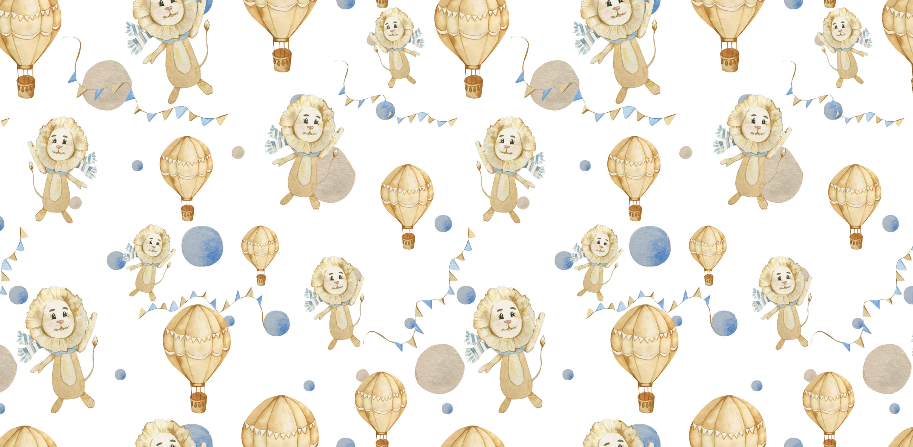 Papier Peint Lion Ballon