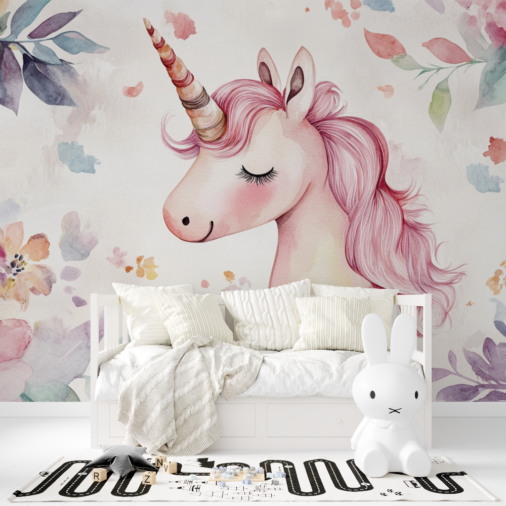 Papier peint decoration murale ...rne happy tapisserie fille