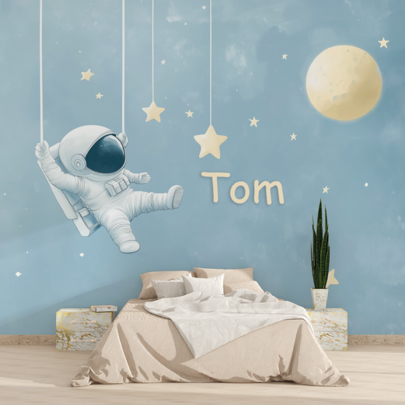 Papier peint prenom astronaute 1815