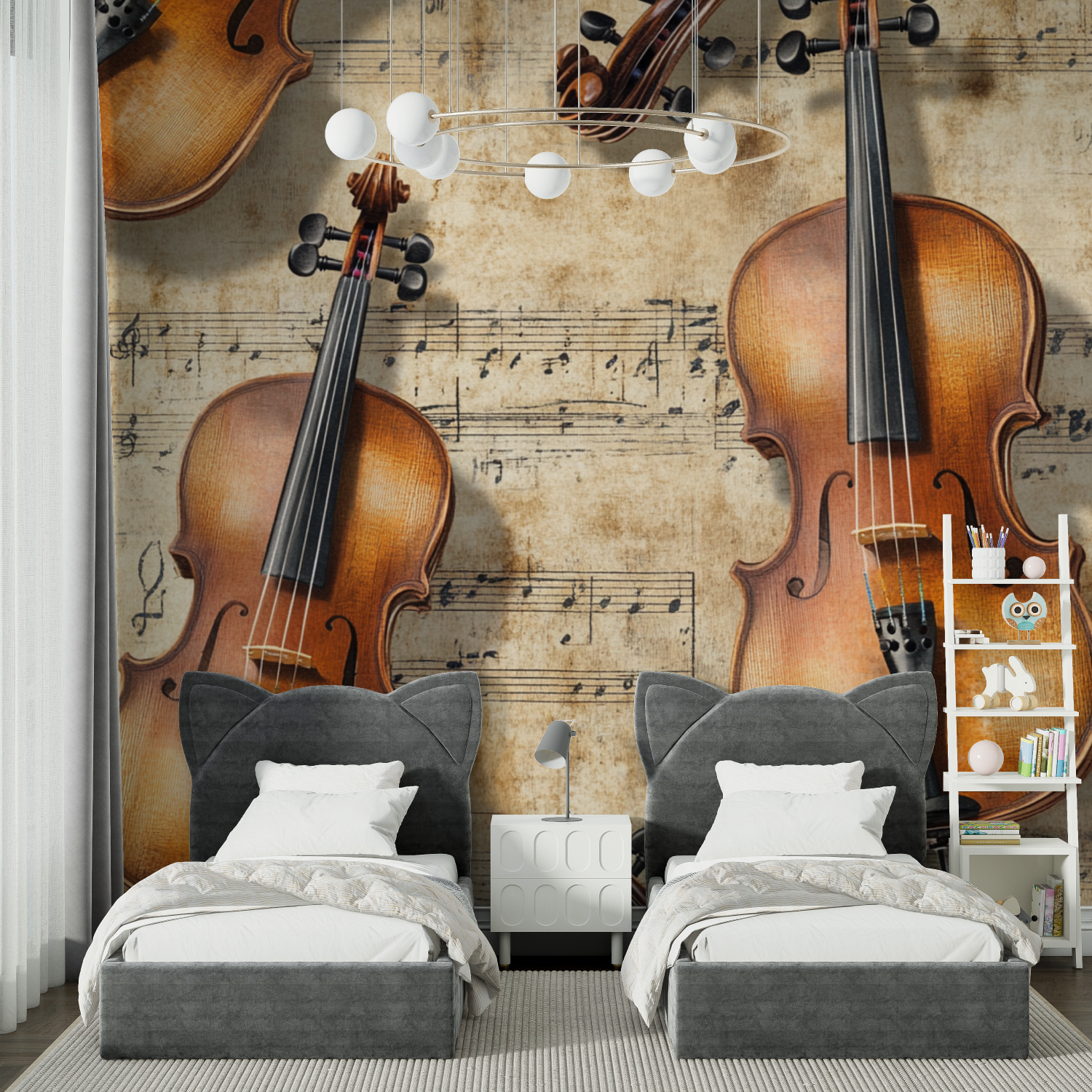 Papier peint musique classique chambre spiderman