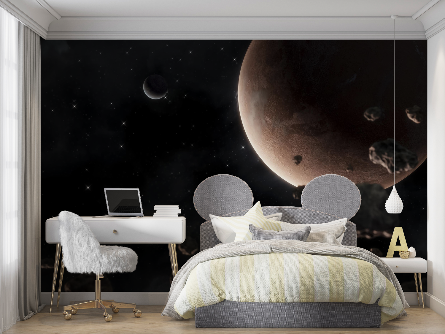 Papier peint espace chambre adulte mur chambre panoramique