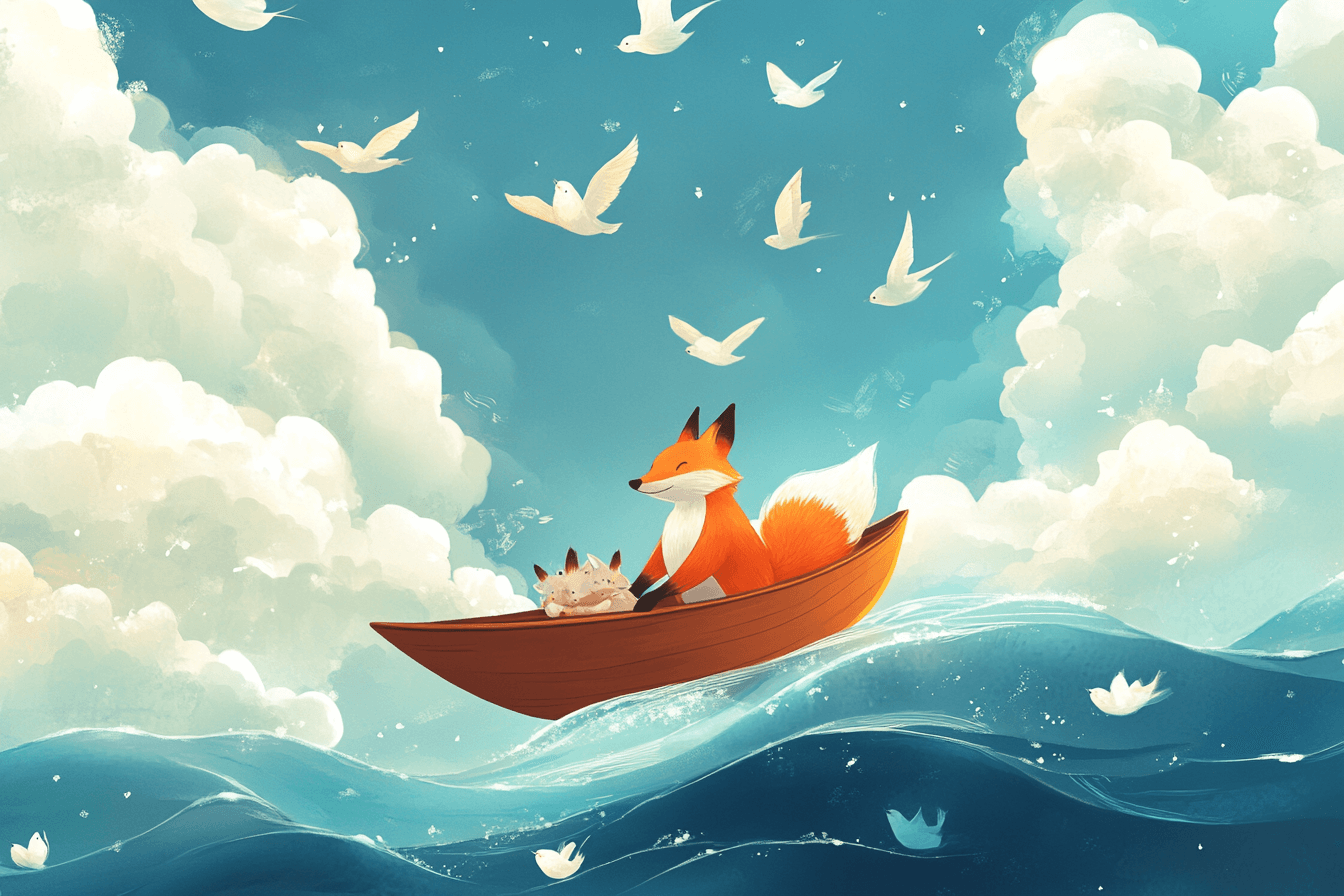 Papier Peint Marin Renard