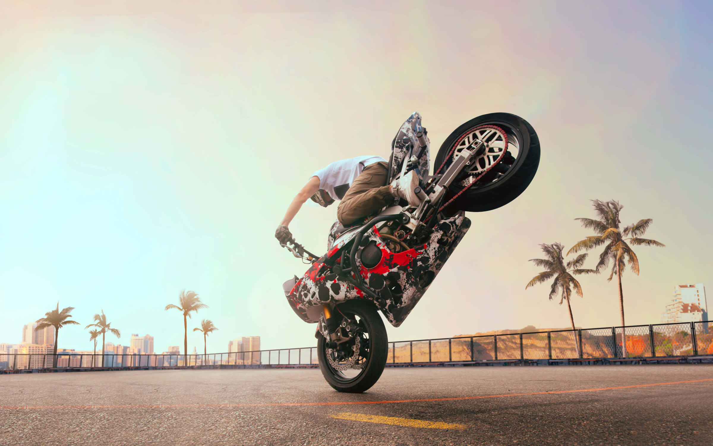 Papier Peint Chambre Ado Moto Freestyle