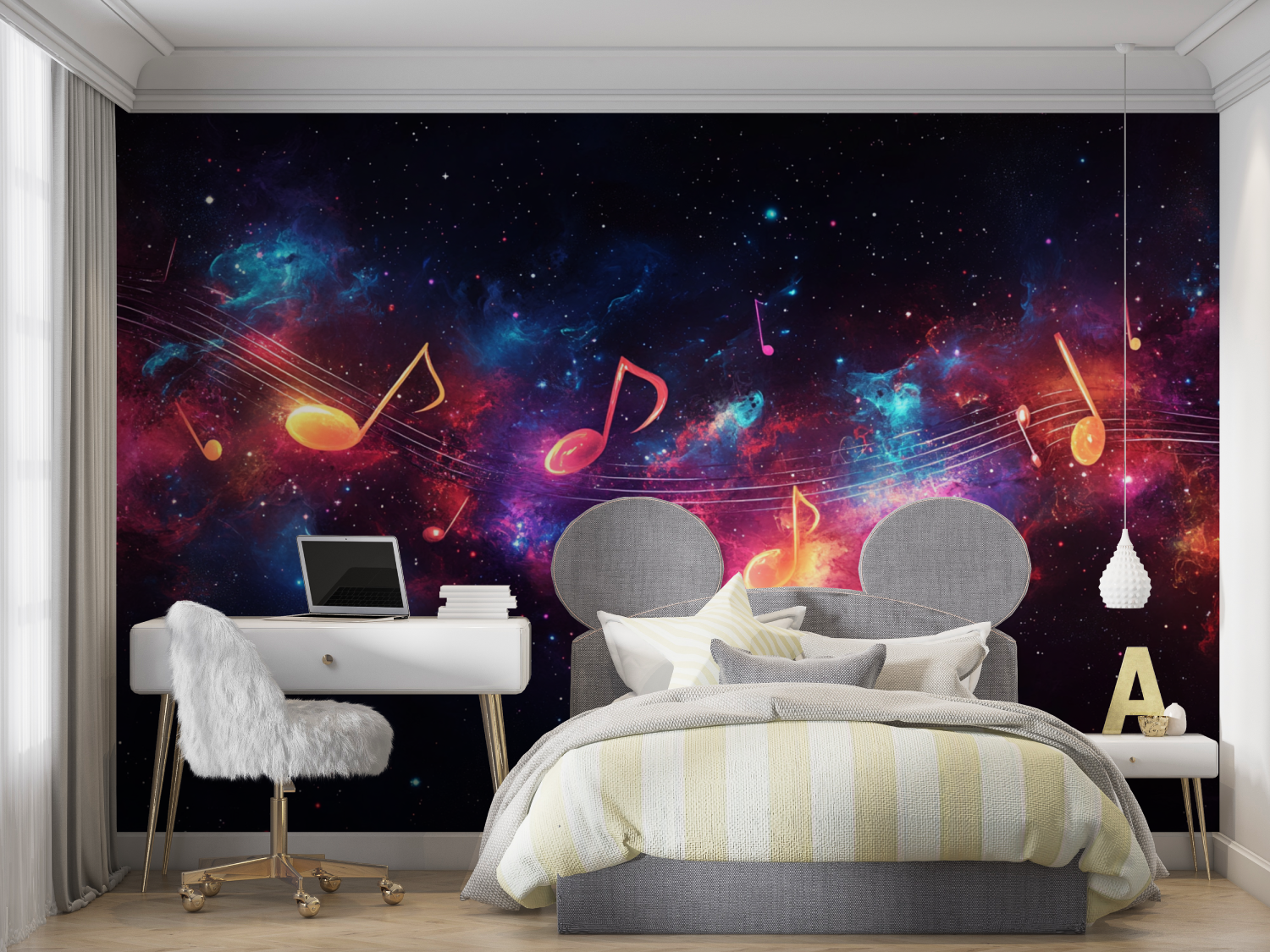 Papier peint chambre ado note d...ue mur chambre panoramique