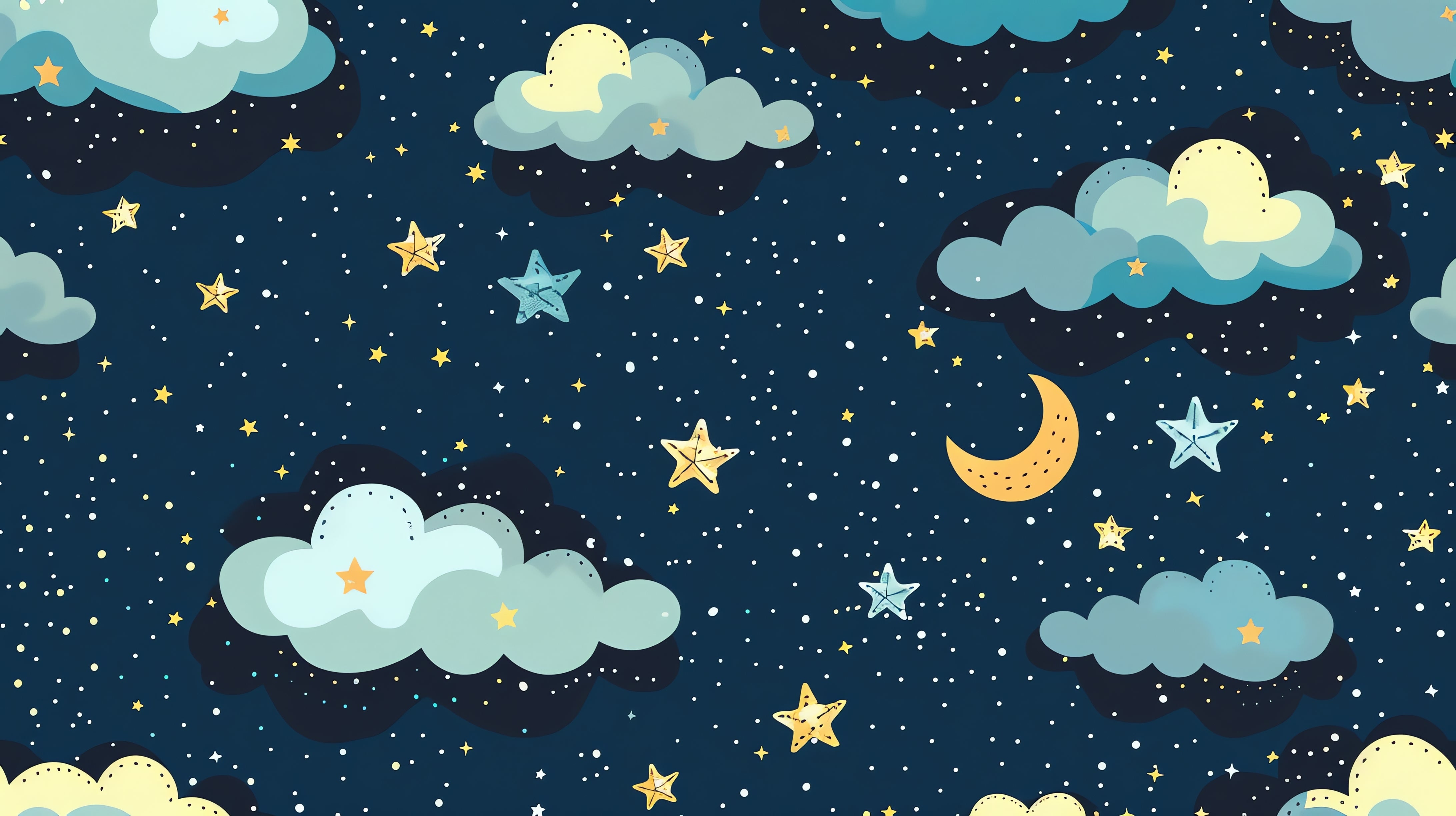 Papier peint bébé Ciel nocturne