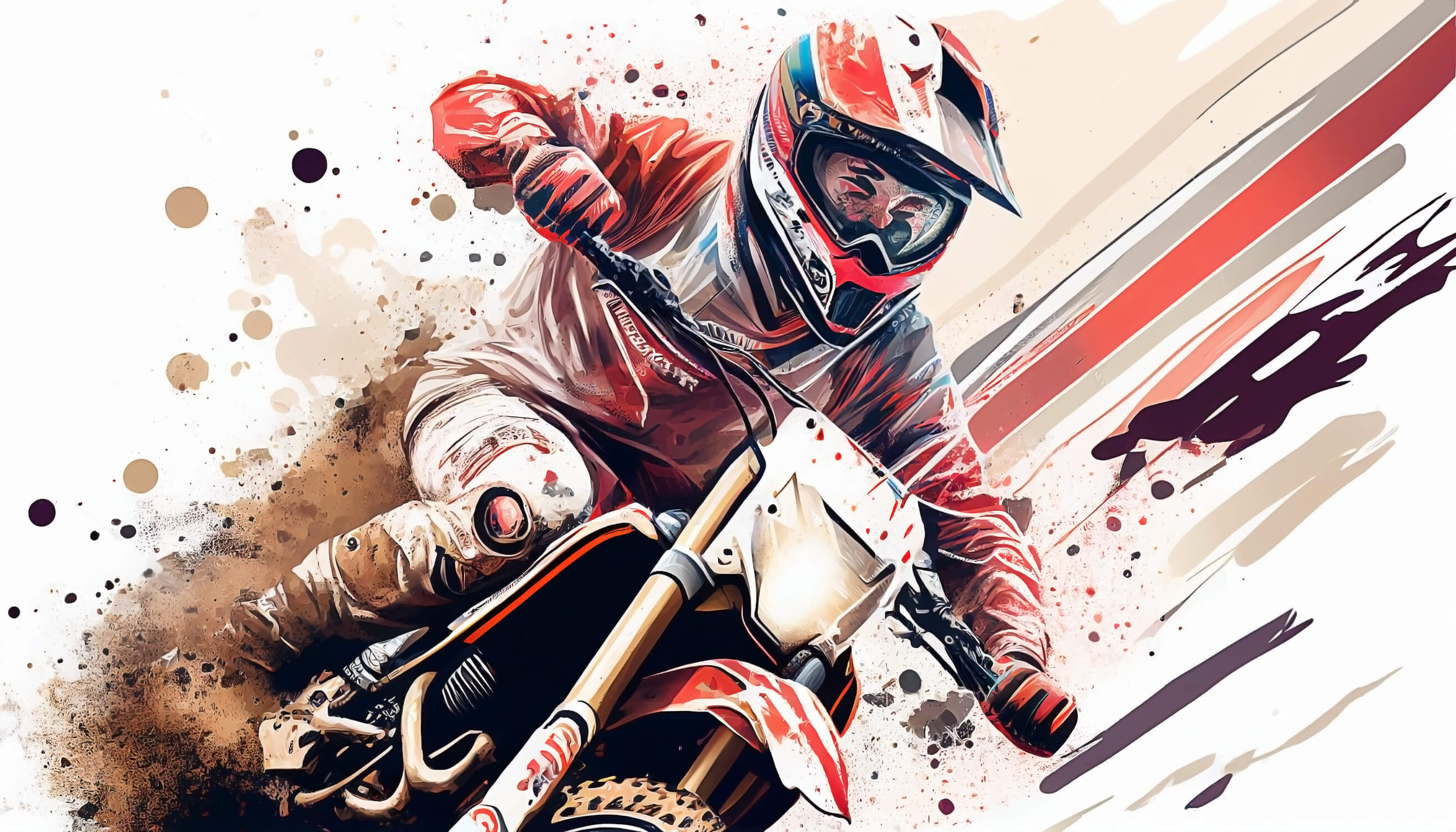 Papier Peint Moto Cross Chambre Ado