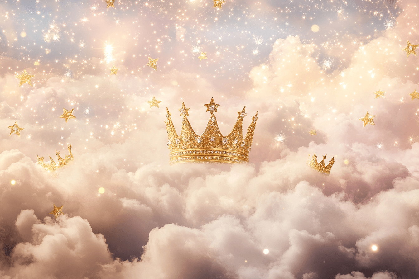 Papier Peint Princesse Couronne Magique