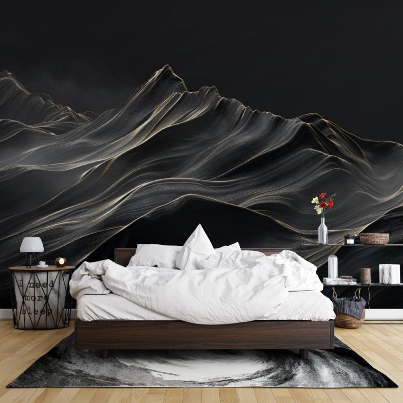 Papier peint intisse dore monta...anc brume leroy merlin mur