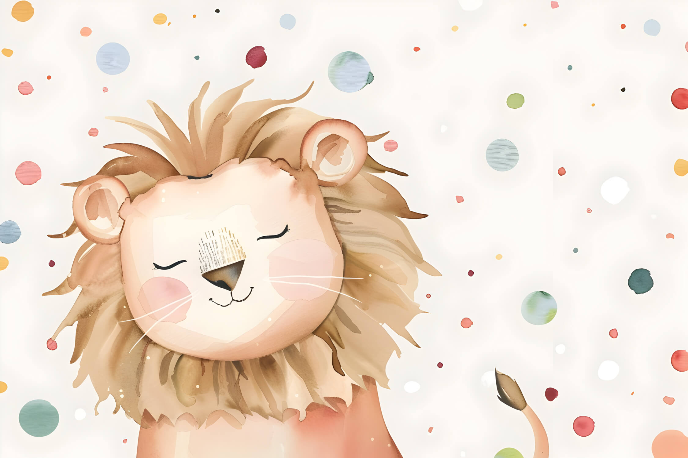 Papier Peint Lion Chambre Bébé