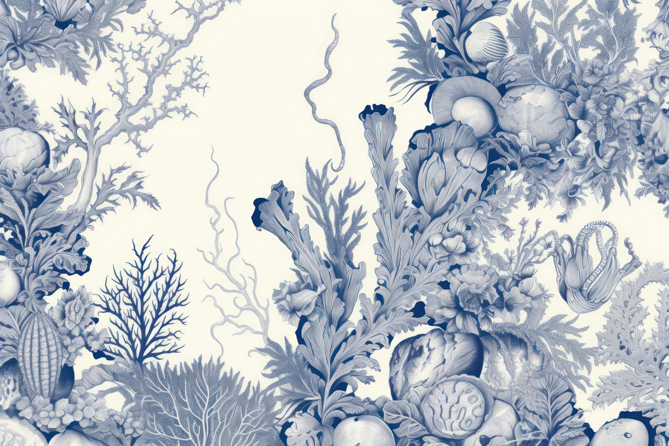 Papier Peint Toile De Jouy Theme Marin