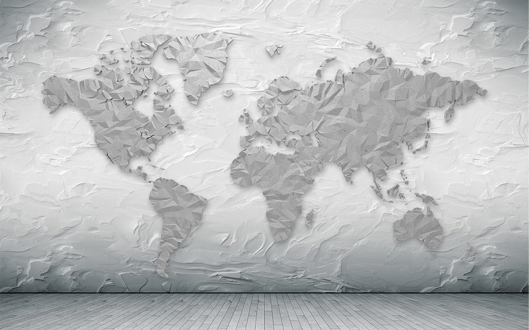 Sfondo di grandi mappe del mondo