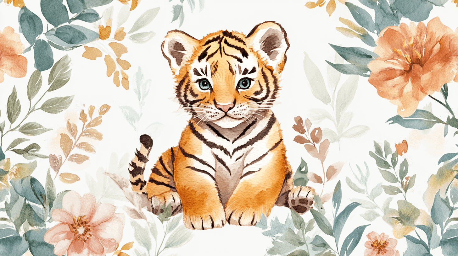 Papier Peint Tigre Bohème