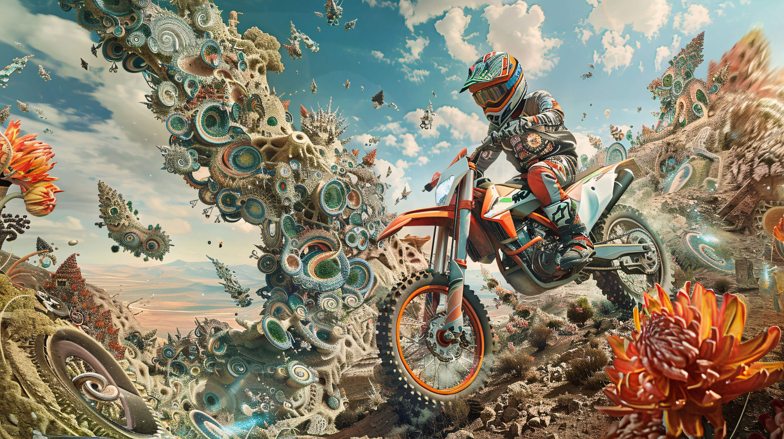 Papier Peint Avec Moto