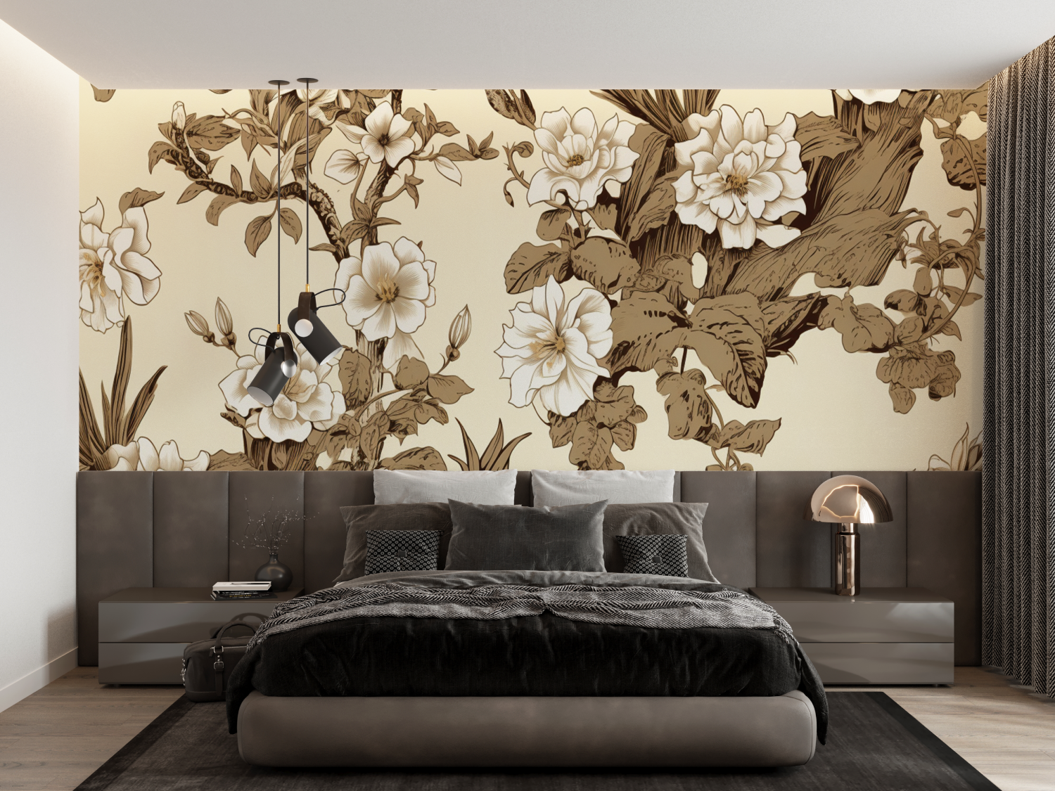 Papier Peint Toile De Jouy Japonais - tapisserie