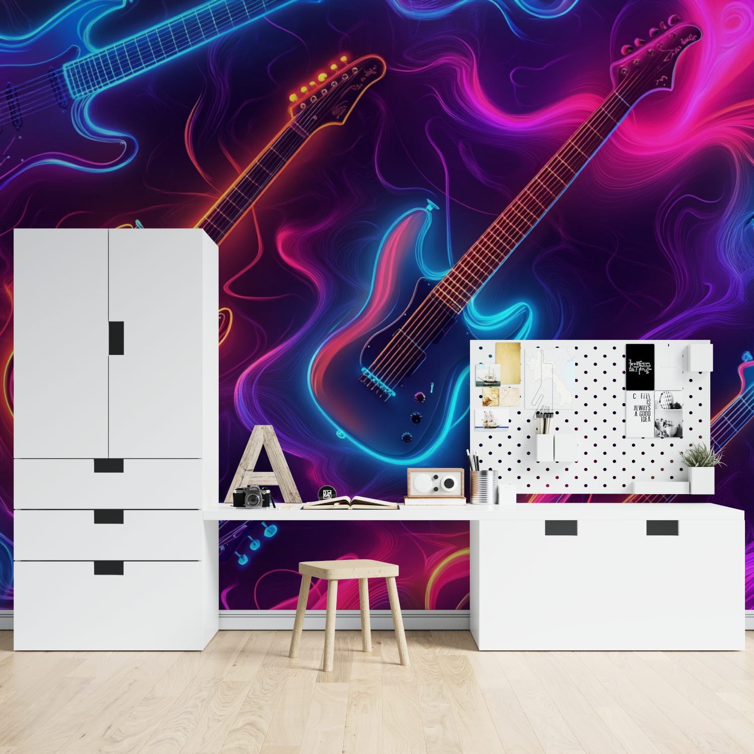 Papier peint imprime musique tapisserie spiderman
