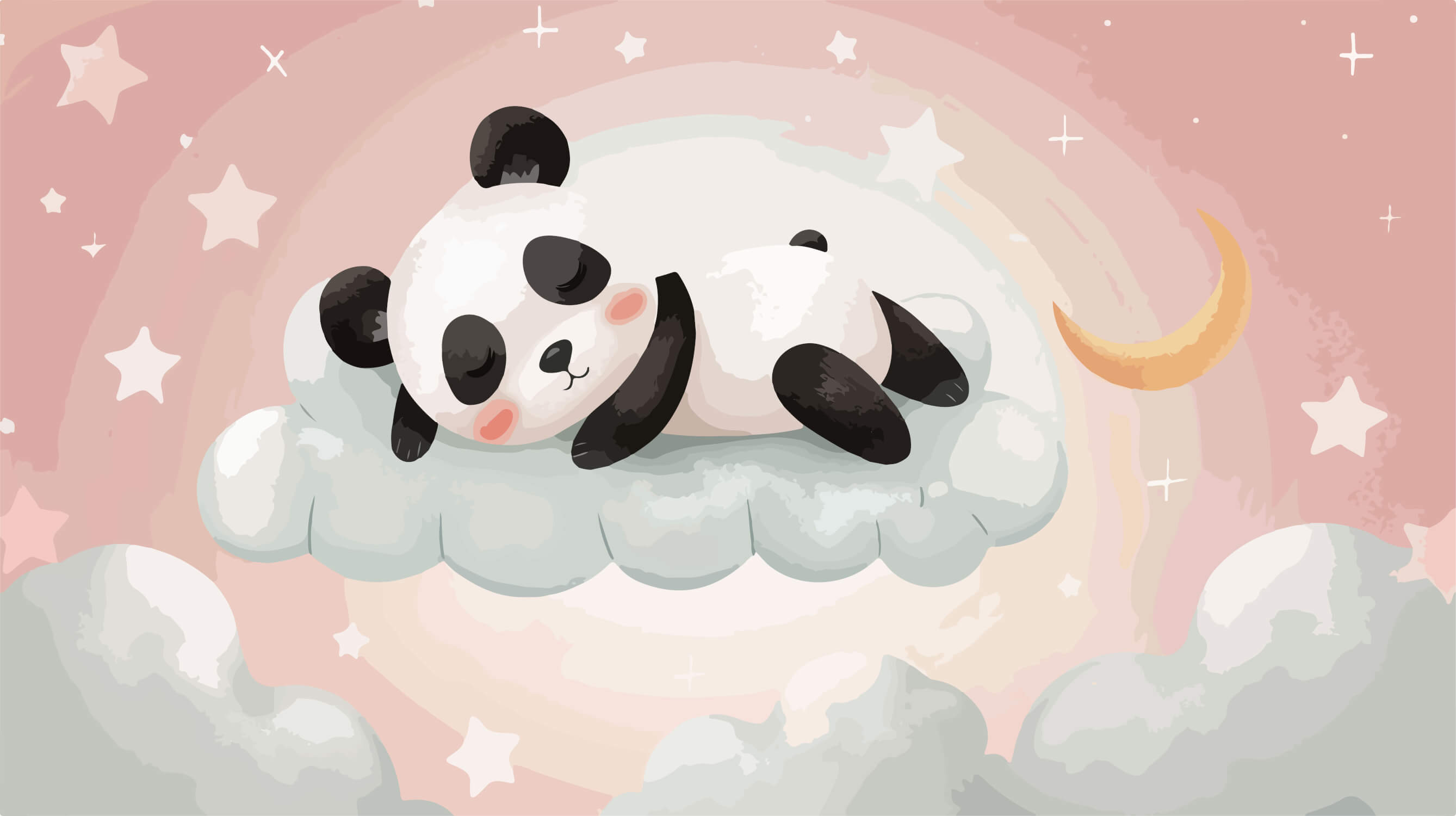Papier Peint Enfant Panda