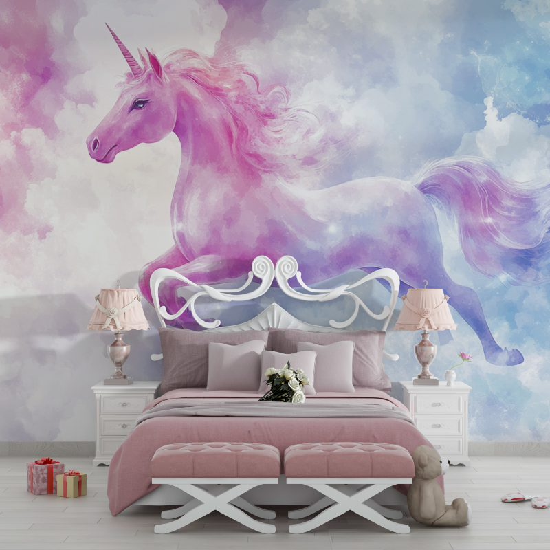 Papier peint decoration chambre...lee magique chambre filles