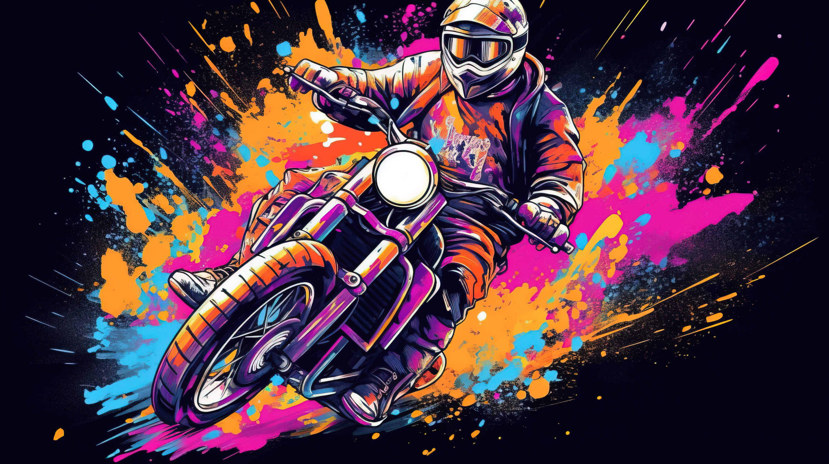 Papier Peint Chambre Graffiti Moto