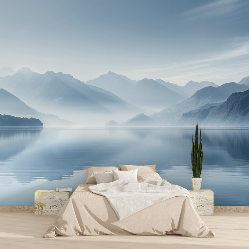 Papier peint annecy et son lac paisible tapisserie 2025