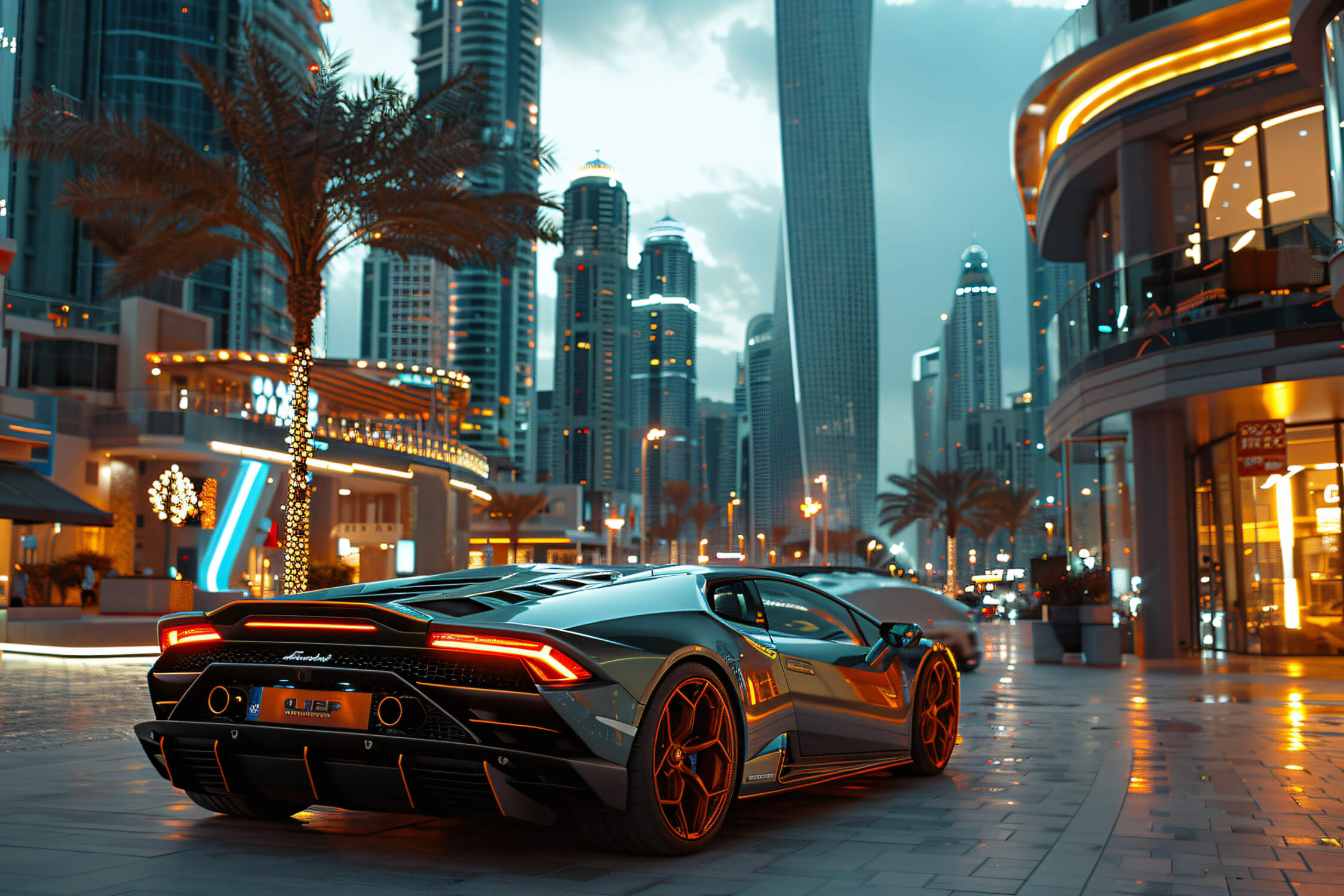 Papier Peint Voiture De Luxe Dubai