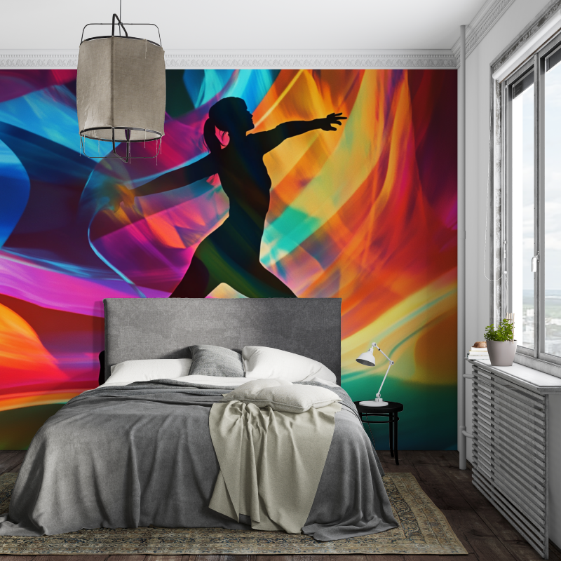 Papier peint danse moderne piece ados