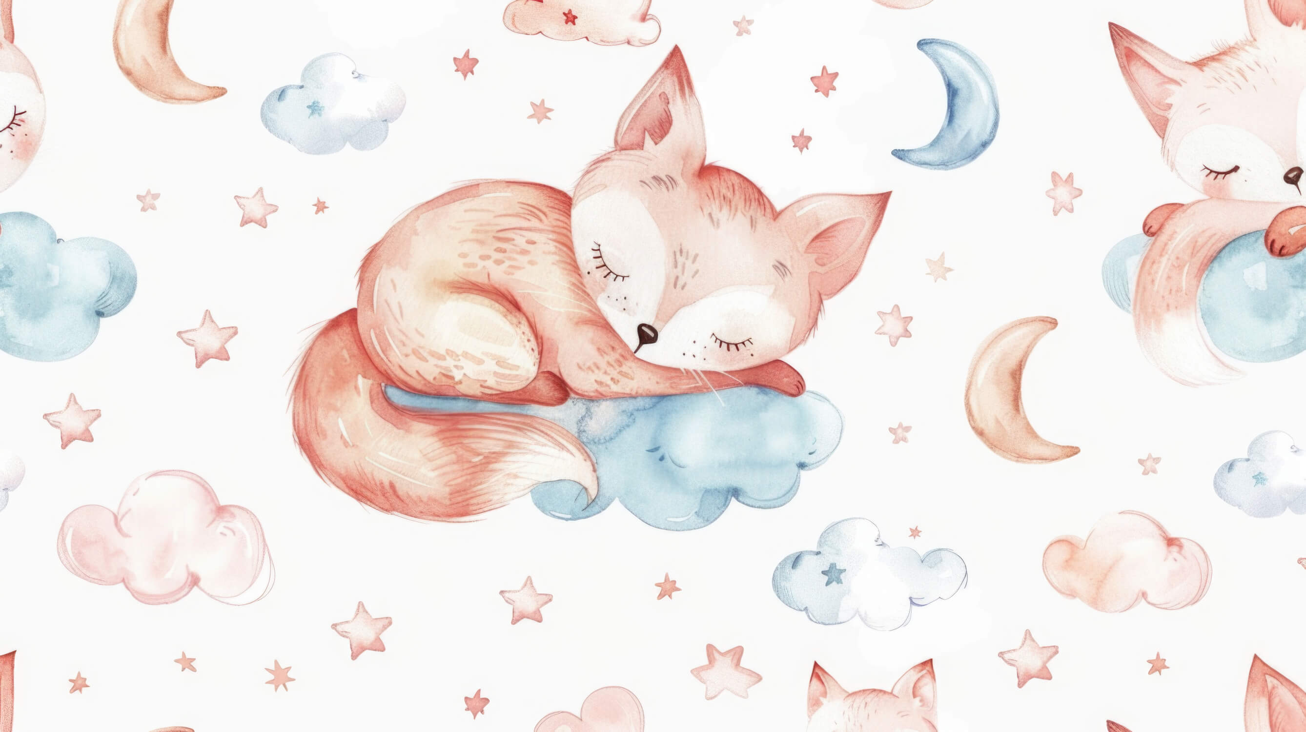 Papier Peint Renard Pour Chambre Nouveau Né