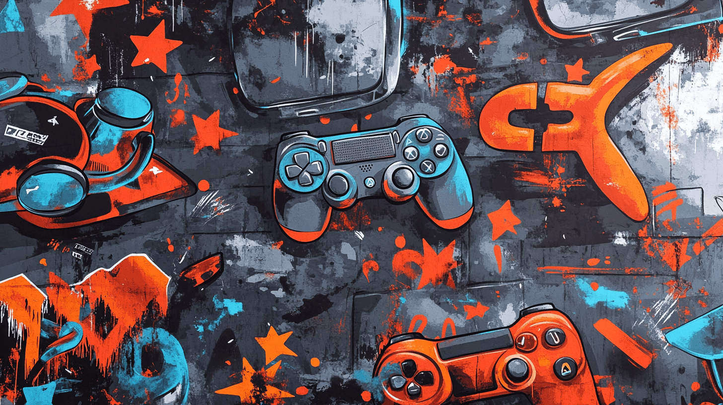 Papier Peint Gamer Manette Gaming