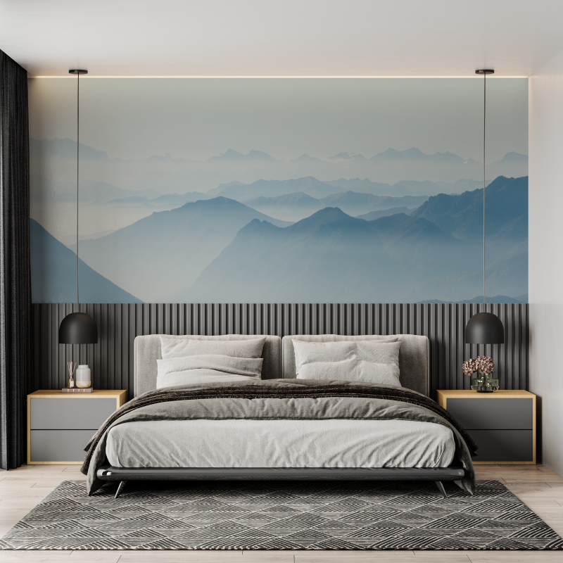 Papier peint aquarelle tendance mural adulte