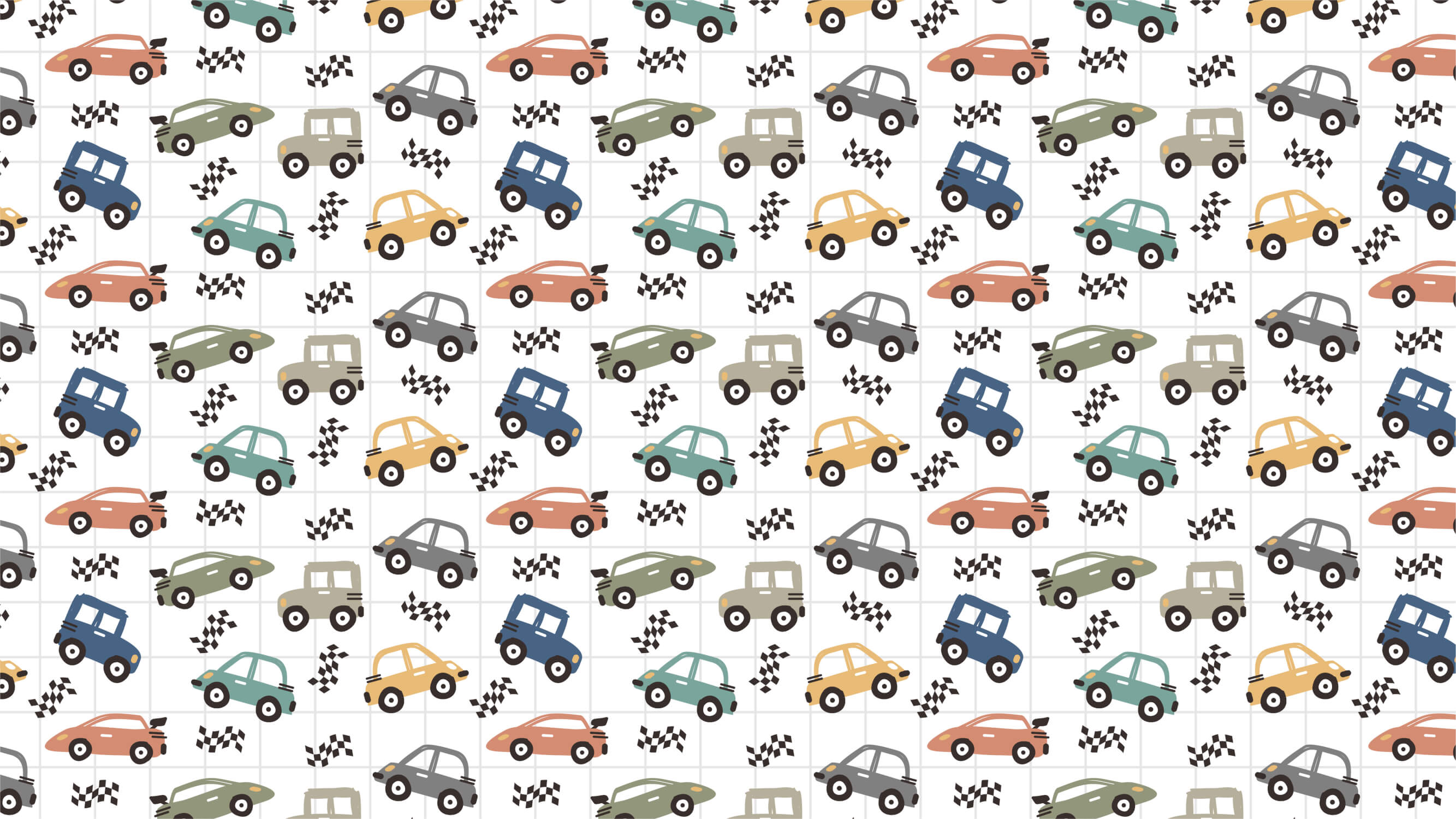 Papier Peint Petites Voitures Enfant