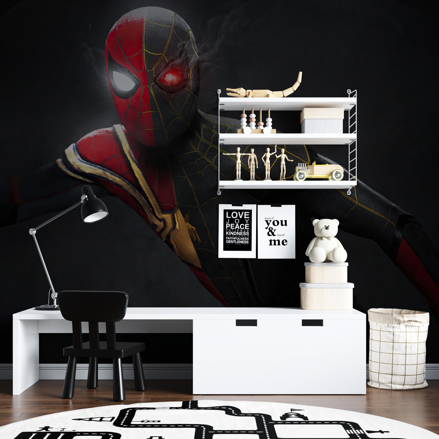 Papier Peint Spiderman No Way Home - tapisserie hero