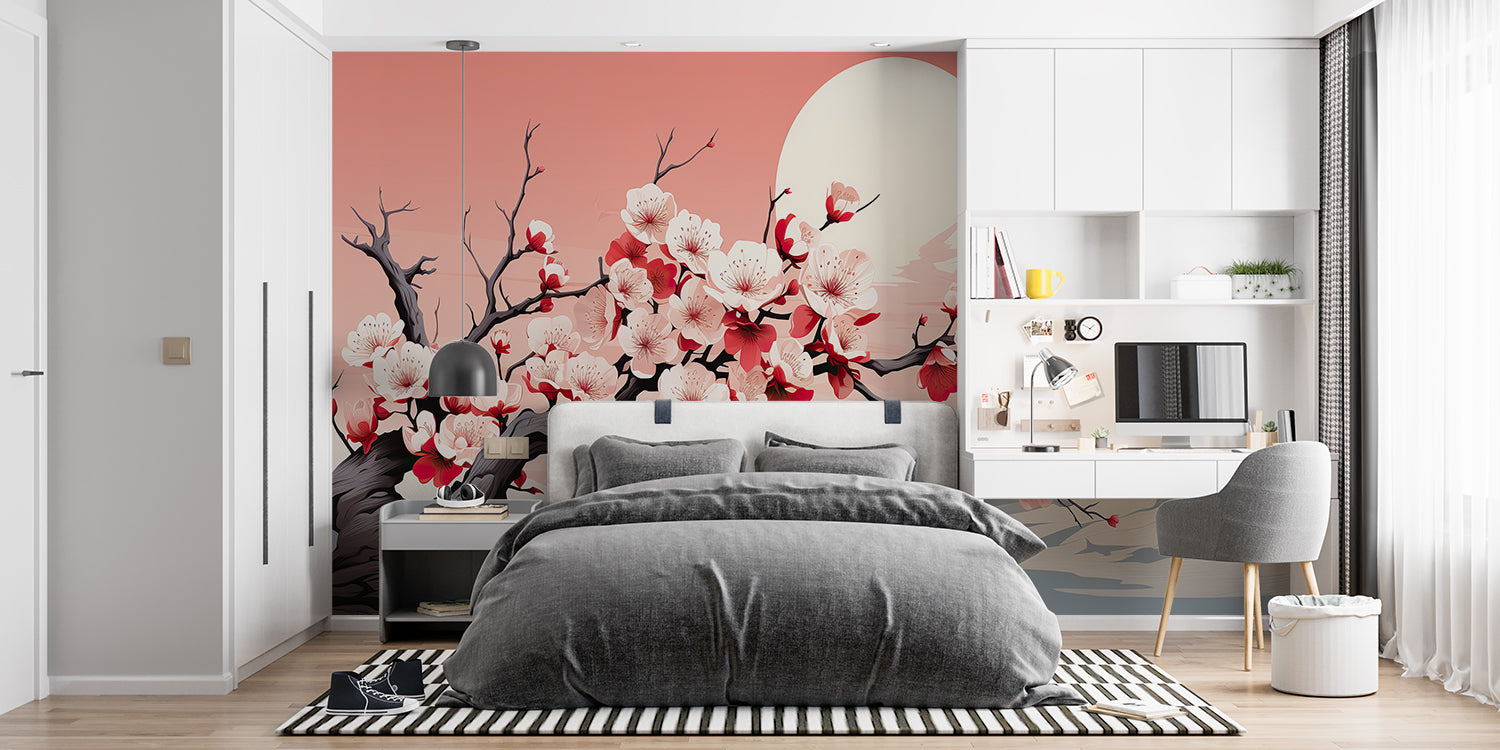 Cerisier Papier Peint Japonais