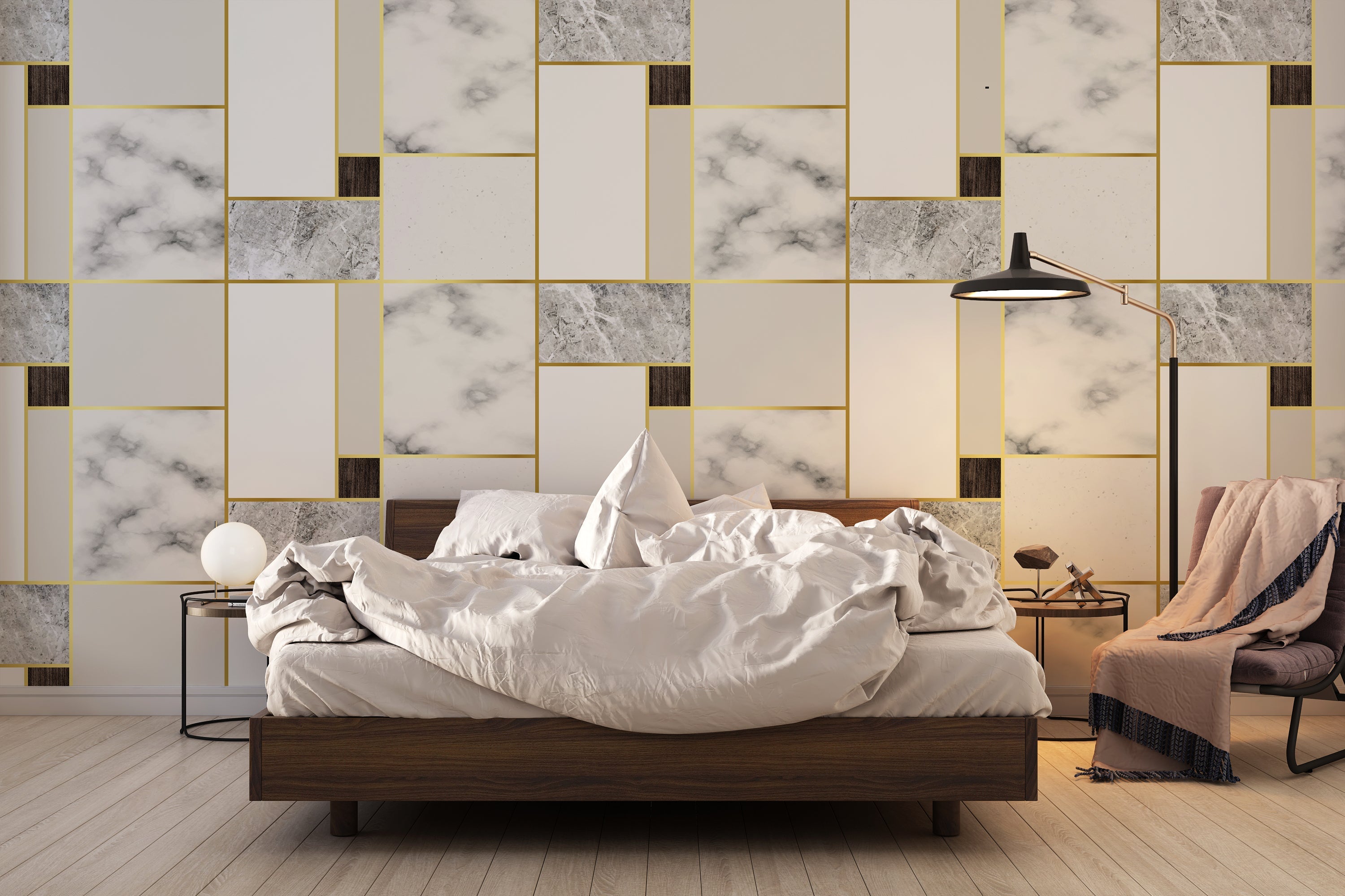 Papier Peint Motif Marbre