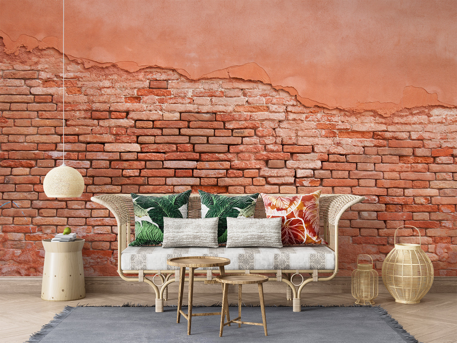 Chambre Papier Peint Brique