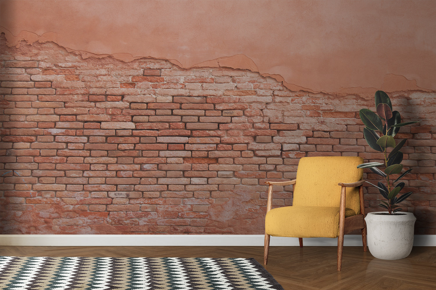 Chambre Papier Peint Brique
