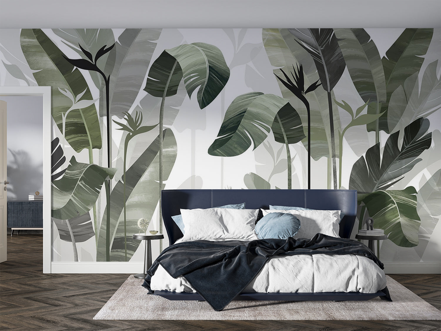 Chambre Papier Peint Feuillage