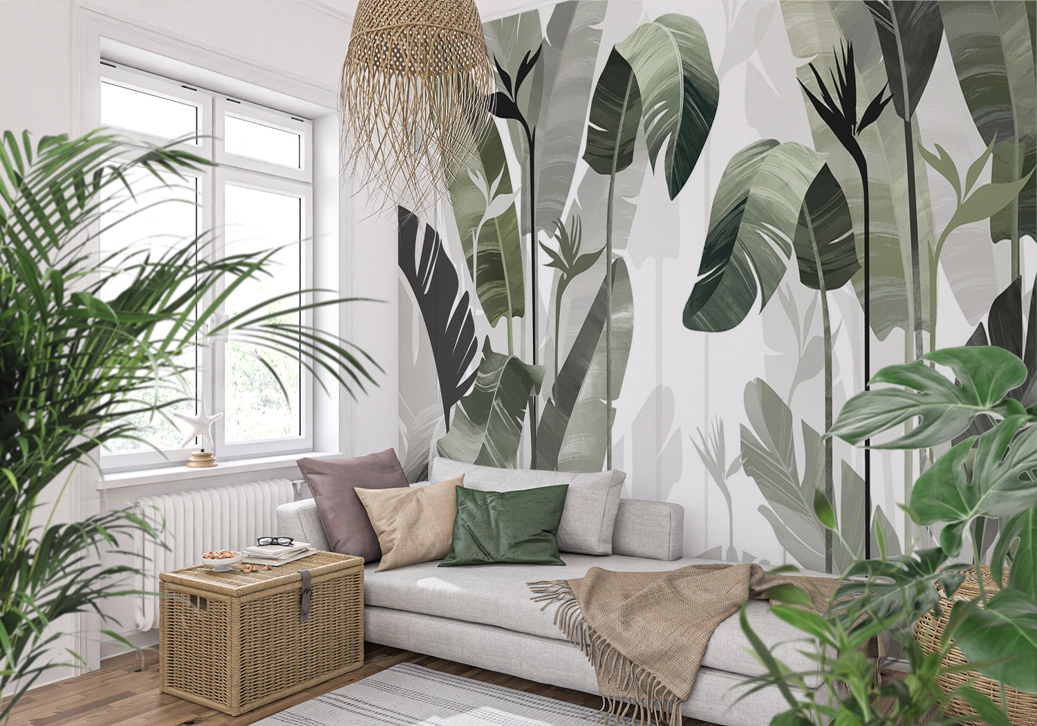 Chambre Papier Peint Feuillage
