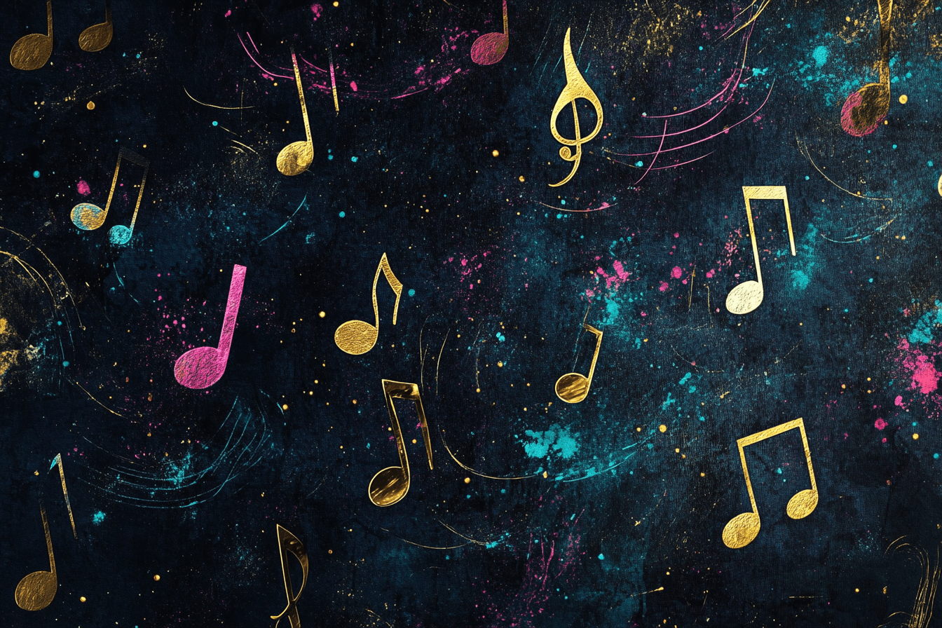 Papier Peint Musique Note