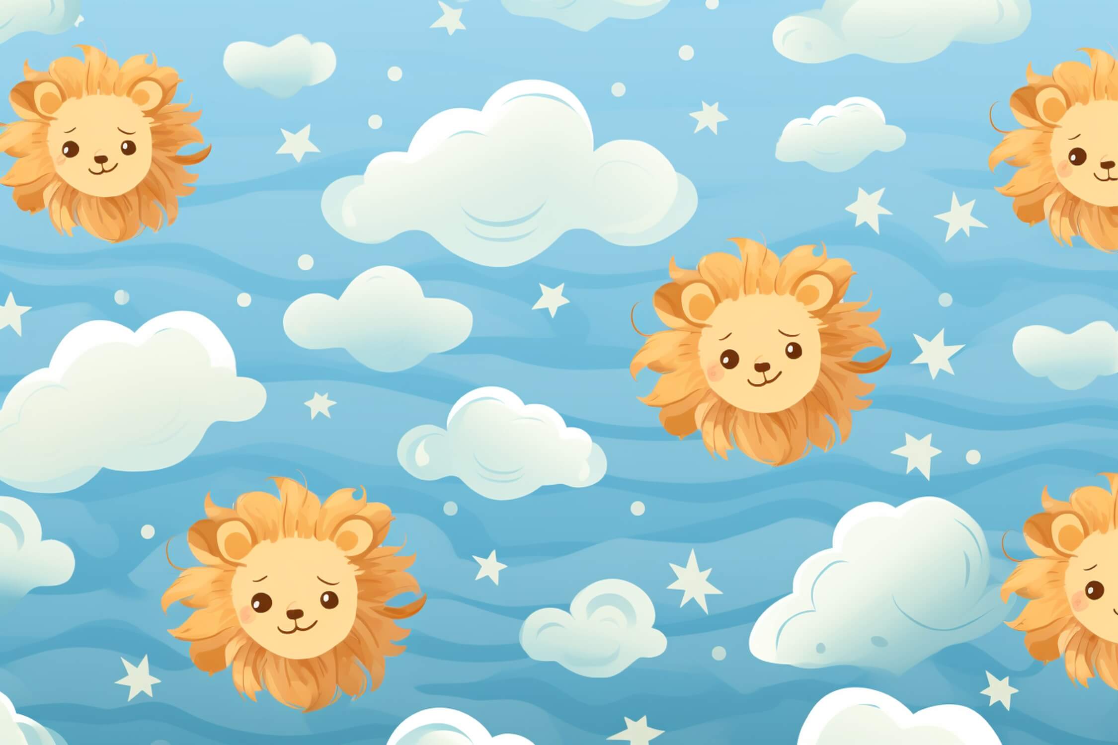Papier Peint Gros Motifs Lion