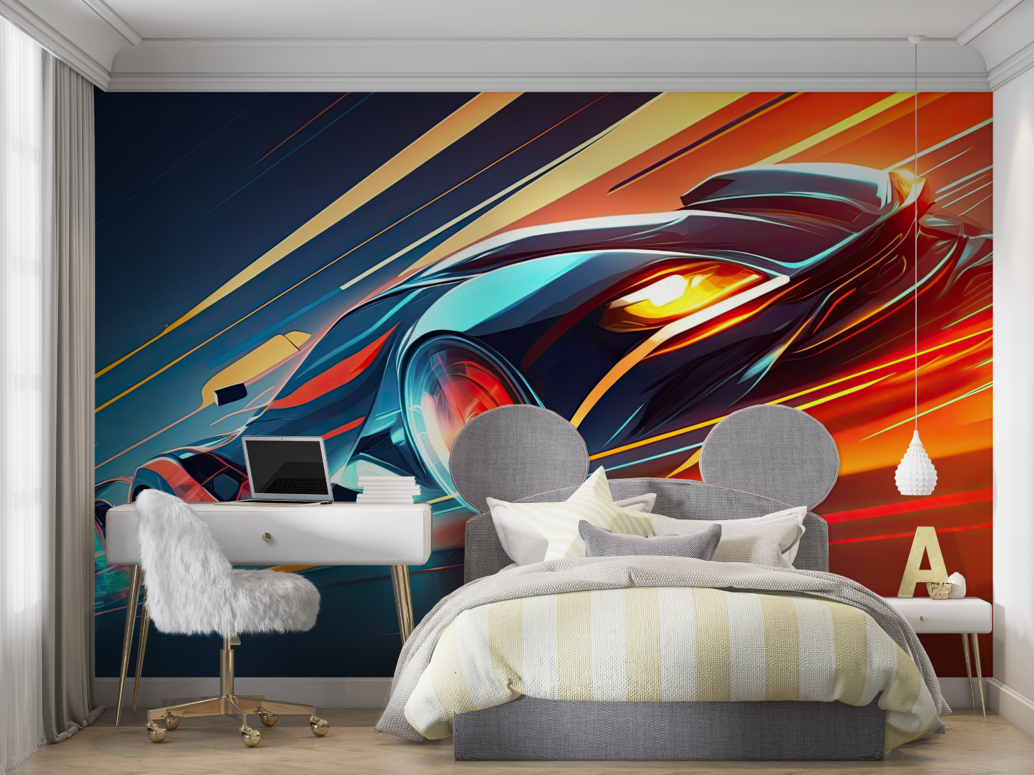 Papier peint pour chambre voitu...ng mur chambre panoramique