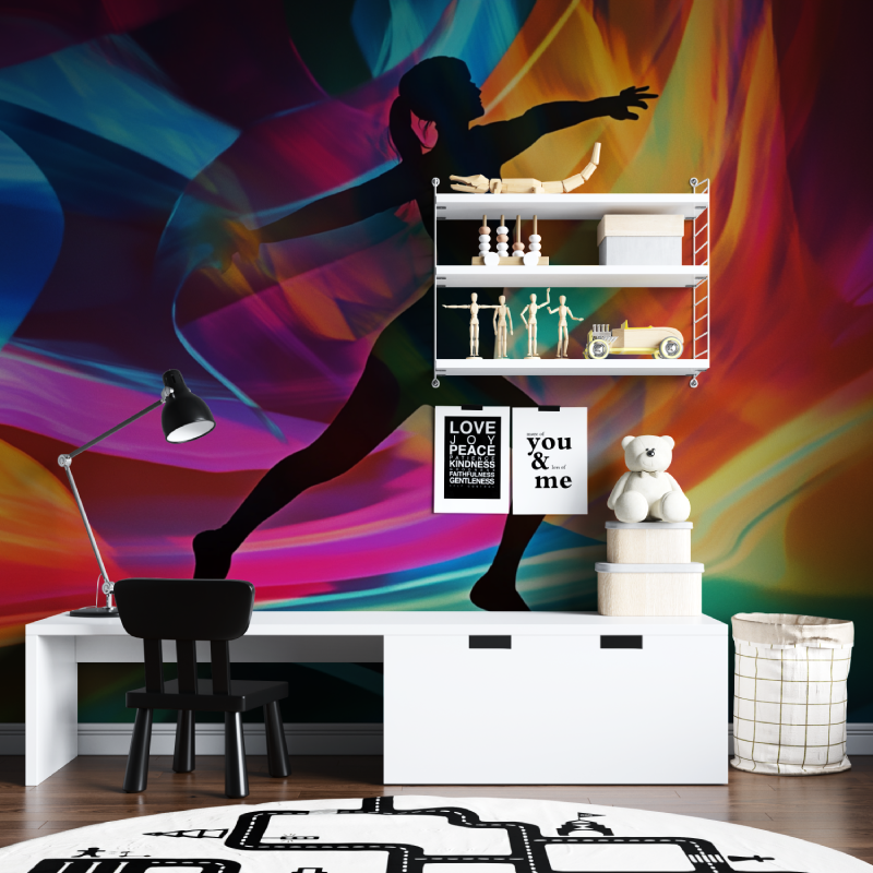 Papier peint danse moderne tapisserie chambre ados
