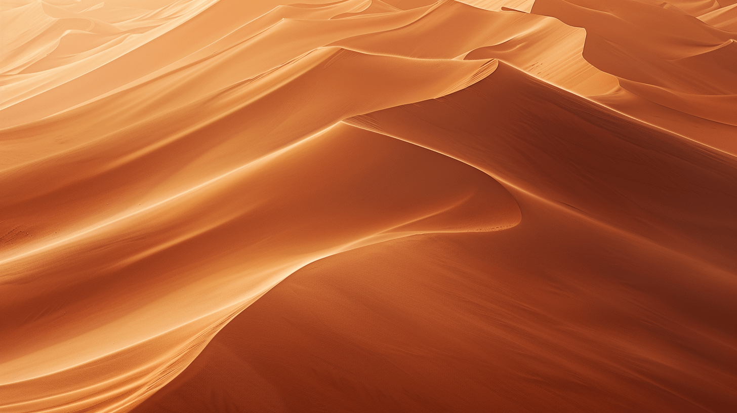 Papier Peint Panoramique Dunes Terracotta