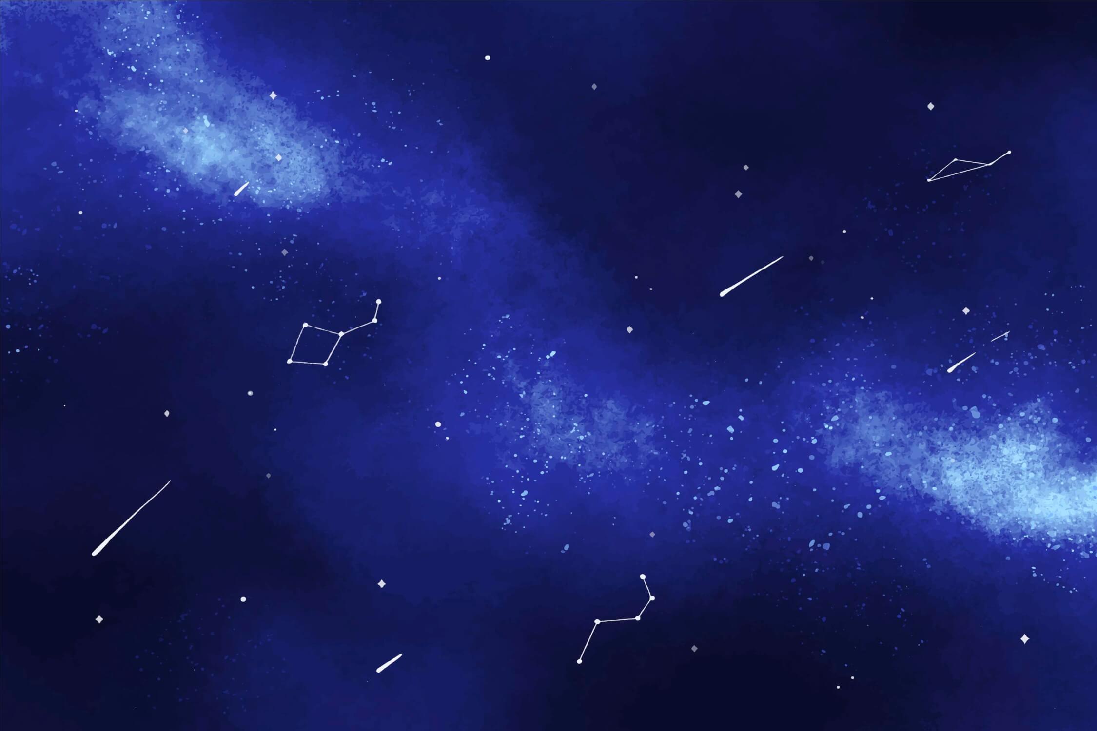 Papier Peint Bleu Espace