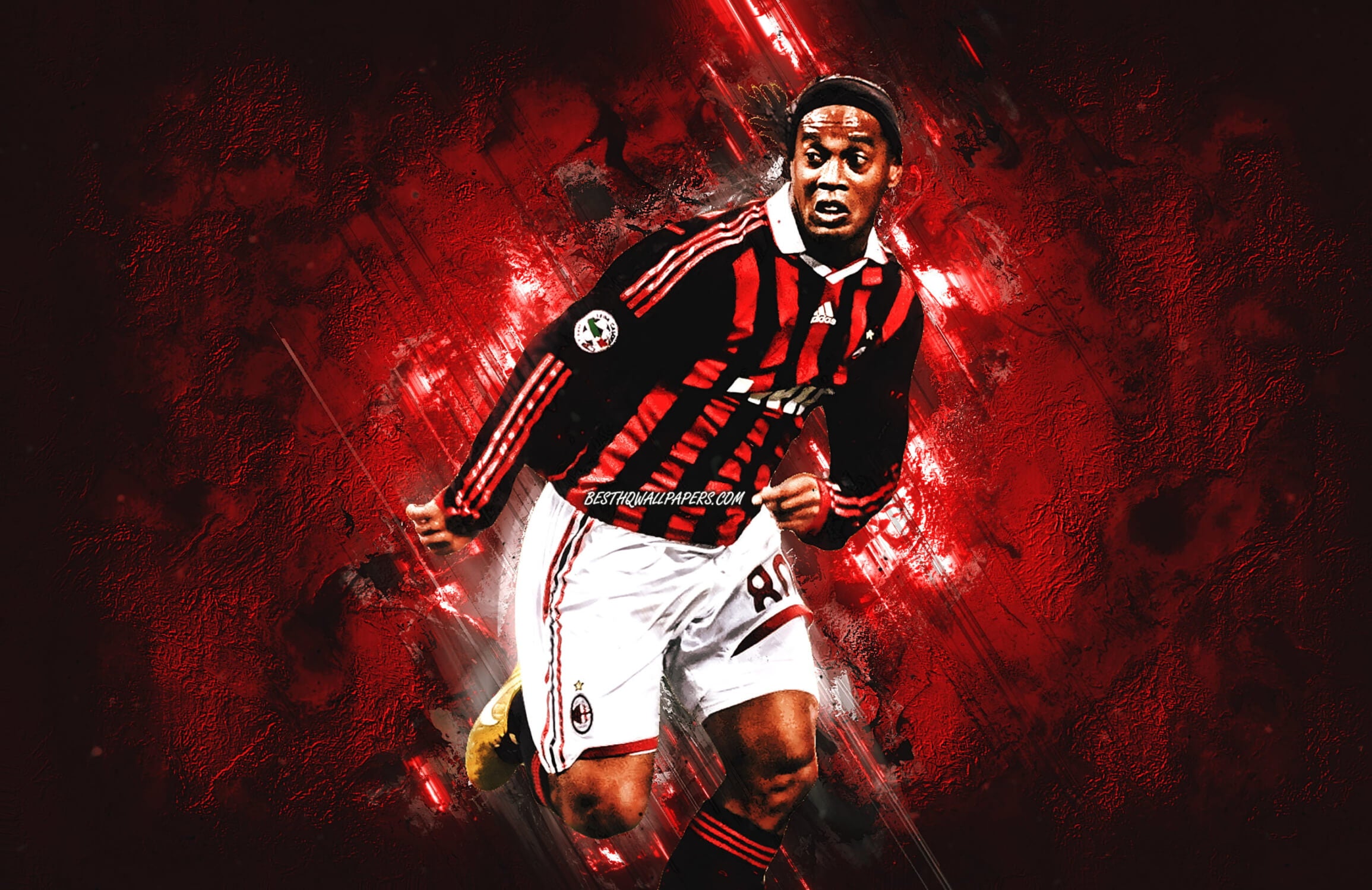 Papier Peint Jour De Foot Ronaldinho Rouge